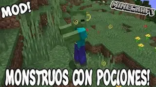 MONSTRUOS CON POCIONES! Minecraft 1.20 MOD RANDOM MOB EFFECTS!