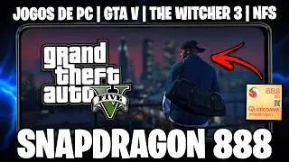 SNAPDRAGON 888 rodando JOGOS DE PC no REDMAGIC 6R! | GTA V, THE WITCHER 3, NEED FOR SPEED...