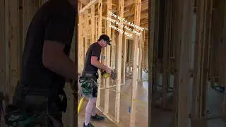 How to fix a bowed stud on a non load bearing wall.I learned this trick from &ldquo;Carpentrybymar&rdquo;