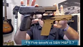 FN Five-seveN vs Smith & Wesson M&P 5.7 – ¿Cuál es la mejor pistola en 5.7x28mm? 🔥 #civilarmado