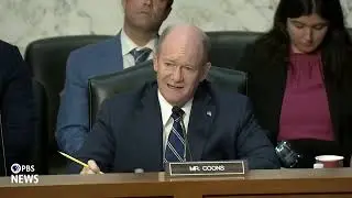 WATCH: Sen. Coons questions FBI Director Patel in hearing on his leadership