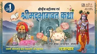 Live - श्रीम‌द्भागवत कथा  || Day -1 ||  Shri Rajendra Das ji Maharaj || 04-02-2026
