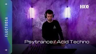 Psytrance / Acid Techno Mix with Fluctuosa | Live in Utero #58