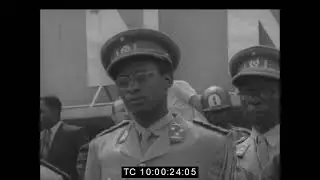 Colonel Joseph Mobutu's Army Parade On The Streets of Leopoldville | Congo Republic | November 1960