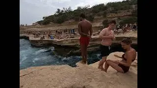Malta 2020 St Peter's pool POV dive