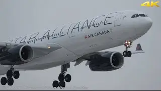New Air Canada Star Alliance Livery | Airbus A330-343 [C-GEGI] | Arrival (Toronto Pearson) 2/14/2020