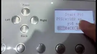 How to setup the start printing position of Nocai uv flatbed printer NC UV0609PEIII?