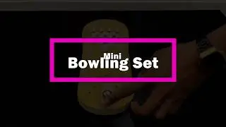 Mini Bowling Set, Wooden Tabletop Bowling Game Desk Toy for Kids by ToysFactory.in