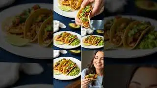 My First Bite of Happiness 🥰🌮🤤 #Foodie #TacoLover #Yummy #ai