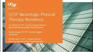 UCSF Neurologic PT Residency Information Session