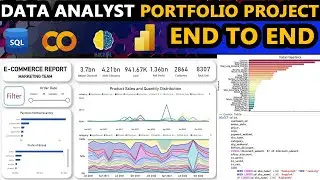 End to End E-Commerce Data Analysis Project | Power BI + SQL + Machine Learning + Python