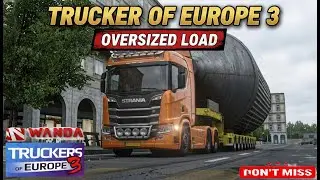 Massive Oversized Load 🚚💥| Heavy Transport | Trucker of Europe 3