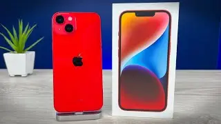 Распаковка iPhone 14 Product Red