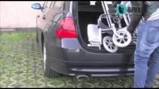 Sedia a rotelle... subito in macchina!