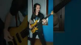 Metallica - Shadows Follow on fretless bass | Macilento Bass #shorts