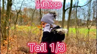 Set Stricken: M&uuml;tze Teil 1 Loop Handschuhe halbpatent knit cap diy