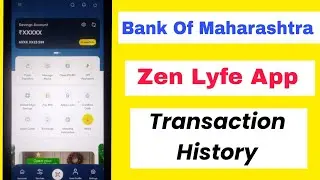 Zen Lyfe App Bank Of Maharashtra Transaction History Kaise Nikale 