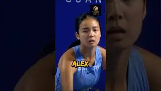WHAT A RALLY! WHAT AN AMAZING POINT BY ALEX EALA 🔥 #alexeala #wta #carleysports