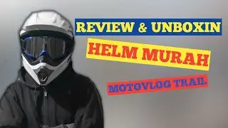 HELM MURAH UNTUK MOTOVLOG❗❗❗HELM TRAIL CROSS SUPERMOTO❗❗❗