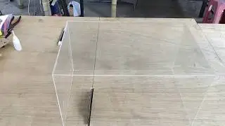DIY - Membuat KOTAK AKRILIK menggunakan Grinda dan Pisau Cuter dan Lem G Alteco
