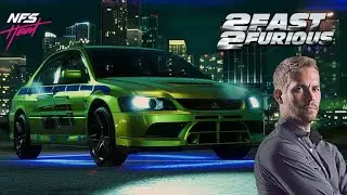 2 Fast and 2 Furious Need for Speed Heat Mitsubishi Lancer Evolution VII