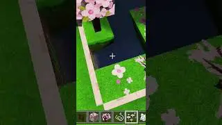 Minecraft Mini Cherry Blossom Biome 🌸  ( BUMBLE BEE ) #minecraft #trending #shorts