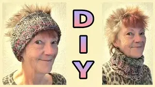 Loop / Stirnband stricken &bull;  Zwei in Einem &bull; Aus Sockenwollresten &bull; DIY * Julebuergerfee 