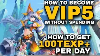Chrono Travelers - How to become VIP5 without Spending | How to get 100TEXP+ per day