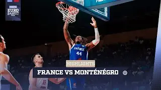 France vs Mont&eacute;n&eacute;gro 04.08.25 I Pr&eacute;paration EuroBasket 2025 I Full Highlights