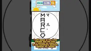 【 NFT 】 Name J 0054　marco マルコ 【OPEN SEA】