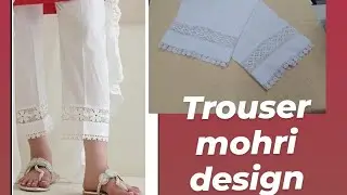 Trouser mohri design/pant Mohri/ plazo mohri design cutting and stitching #diy 