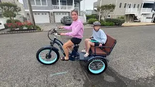 Family w/ Disabled Child Loves This Electric Tricycle! Great Way to Take Passengers on a Bike Ride