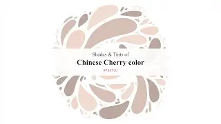 Shades & Tints of Chinese Cherry color #f1d7cb A Warm Yellow color #d6bfb4 #bba79d #f2dbd0 #f4dfd6