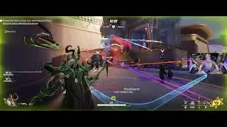 Marvel Rivals S6 Loki Gameplay on Convergence Map, Hall of Djalia, Defense.