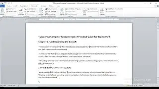 How to create index file in Microsoft Word 2010 in Urdu/Hindi |Lecture 50|