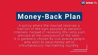 What is a Money-Back Plan? | Educational Series | Kotak Life