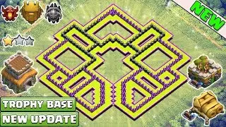 NEW! Town Hall 8 Trophy Base for 2018 &diams; TH 8 Troll Trophy Pushing Base 2017/2018 - Clash of clans