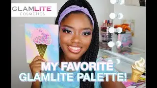 GLAMLITE ICE CREAM PALETTE REVIEW + TUTORIAL