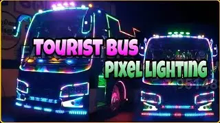tamilnadu tourist bus | pixel led light works | dj lightings | disco lights | interior dj light show