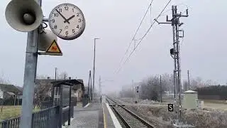 Međunarodni Regio voz 7305 Subotica-Horgo&scaron; - Segedin (Szeged HU) / Hajdukovo (Hajd&uacute;j&aacute;r&aacute;s), 29.12.24.