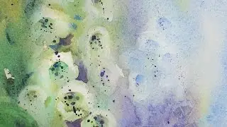 Watercolor White Flowers. Foxgloves by Olga Peregood 🔹 Trailer