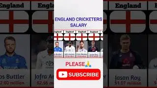 ENGLAND'S HIGHEST PAID CRICKETERS #cricket #shorts