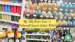 Mr. DIY Store Visit 🛍 Aesthetic Finds Under ₹200 | Pinterest Inspired Budget Decor Tour