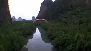 amazing Thailand Amazing Value! A great paramotor flight over Phang Nga bay