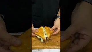 Cheesy veg Sandwich ASMR Cooking #shorts #sandwich #streetfood #asmr #food #cooking #asmriceanddice