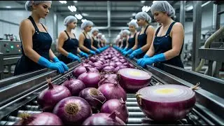 Inside the Largest US Factory: From Raw Onions to Premium Powder (Full Process)