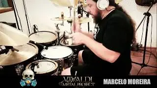 Drummer Marcelo Moreira greets and plays from the studio