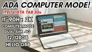1 JUTAAN BISA JADI FULL PC! UNBOXING ITEL VISTA TAB 30S FREE KEYBOARD & TWS‼️