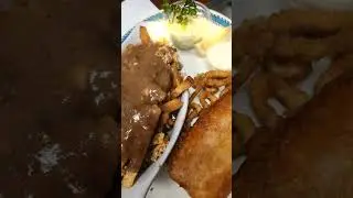 fish and chip with poutine fries