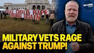 Hundreds of Military Veterans GATHER IN DC TO HAMMER FASCIST TRUMP!!!